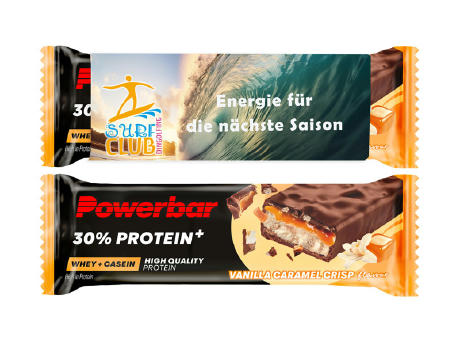 Powerbar im Werbeschuber - 30% Protein+ (Veggie)
