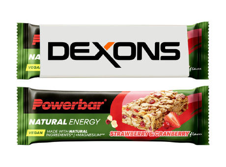 Powerbar im Werbeschuber- Natural Energy VEGAN