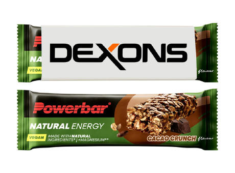 Powerbar im Werbeschuber- Natural Energy VEGAN