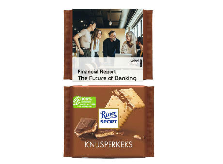 Ritter Sport 100g im Werbeschuber