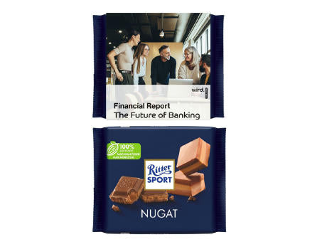 Ritter Sport 100g im Werbeschuber