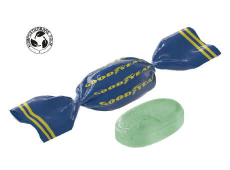 Bonbons im Wickler - kompostierbare Folie