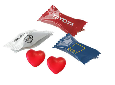 Herz-Bonbon im Tütchen
