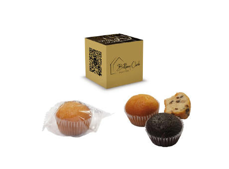 Mini-Muffin im Würfel