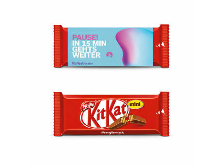 KitKat Mini im Werbeschuber