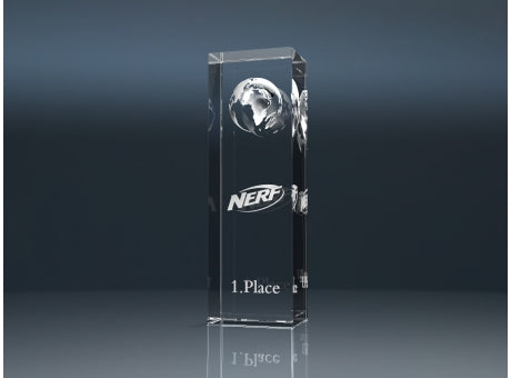 Crystal-Trophy  Globe  (S)