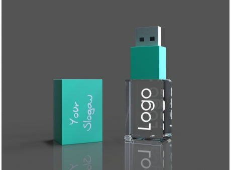 USB CRYSTAL 3D colour (2GB)