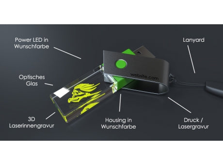 USB Crystal turn (4GB)