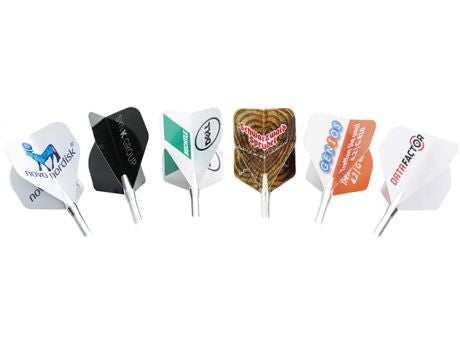 Dart Flights bedruckt mit Logo