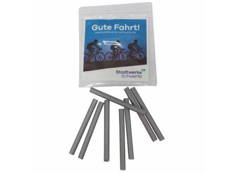 Speichensticks STICKY 8, silber reflektierend