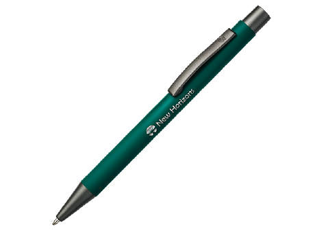 BARBADOS soft touch Kugelschreiber mit Spiegel Gravur
