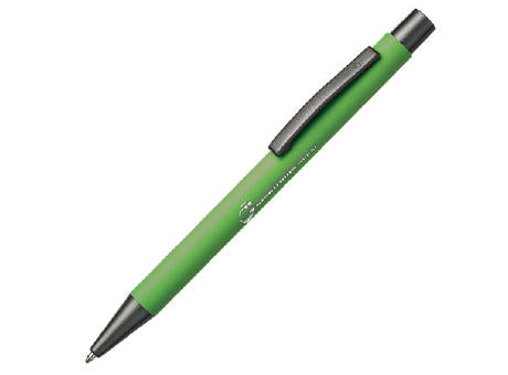 BARBADOS soft touch Kugelschreiber mit Spiegel Gravur