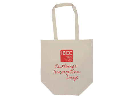Canvas Strandtasche, naturfarbig 220 gr/m2