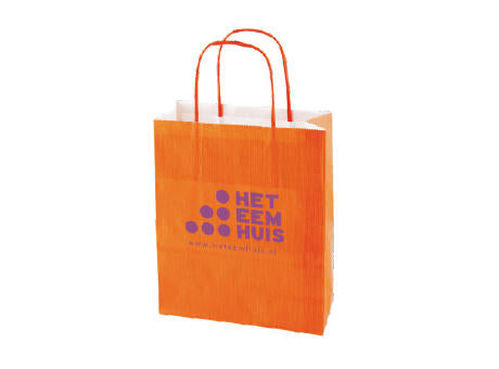 Papierentasche farbig,  240x120x310 mm