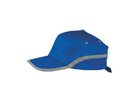 Cap 5 Panel mit reflektierendem Band und Klettverschluss