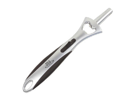 DUBLIN Metall-Feuerzeug mit Flaschenöffner in Etui, nachfüllbar