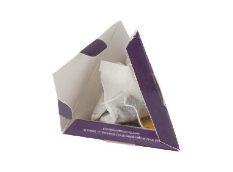 1 Pyramidenbeutel in Pyramidenschachtel bis 4-c-Druck