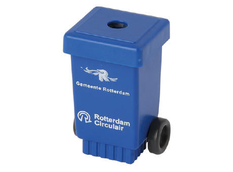Bleistiftspitzer Mülltonne mit Rädern