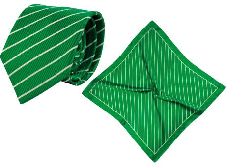 Set (Krawatte, Reine Seide + Tuch