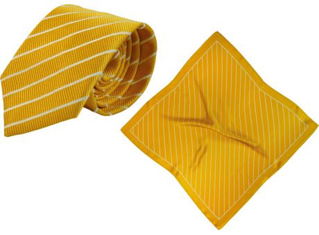 Set (Krawatte, Reine Seide + Tuch