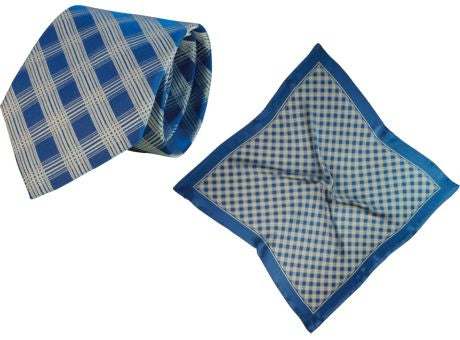 Set (Krawatte, Reine Seide + Tuch