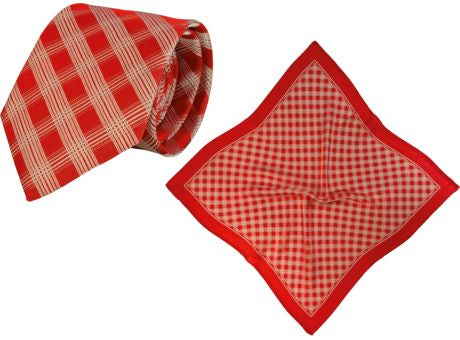 Set (Krawatte, Reine Seide + Tuch