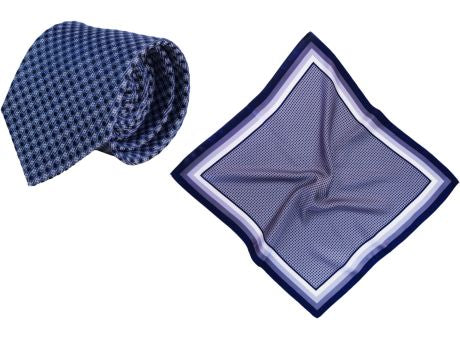 Set (Krawatte, Reine Seide + Nickituch
