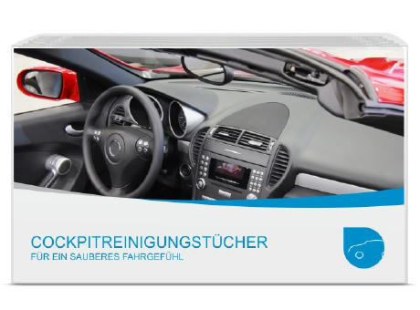 5 ´er FreshBox PREMIUM Cockpitpflegetücher, Cockpittücher