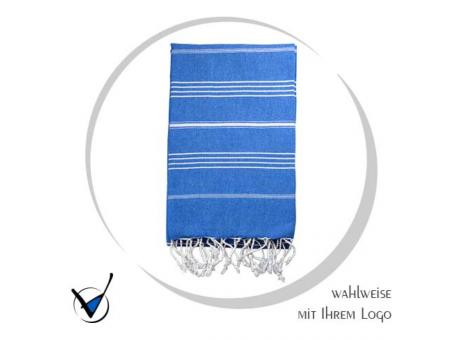 Hamam Sauna Strandtuch - ocean blau