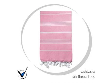 Hamam Sauna Strandtuch - rosa