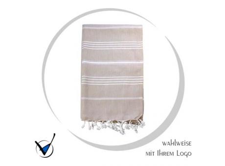 Hamam Sauna Strandtuch - beige