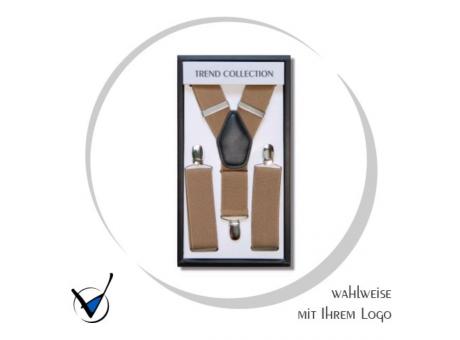 Hosenträger elastisch - Farbe 4, CAMEL