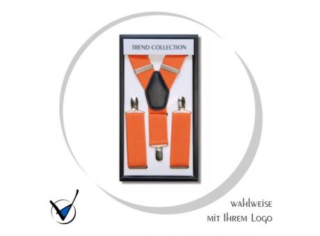 Hosenträger elastisch - Farbe 15, ORANGE