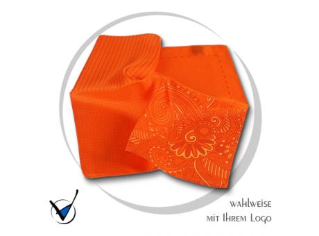Einstecktuch 4 in Einem, Orange