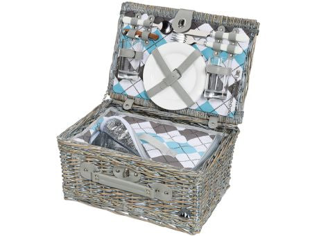 Cilio Picknick-Korb STRESA olivgrün