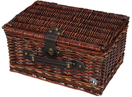 Cilio Picknick-Korb BELLANO dunkelbraun