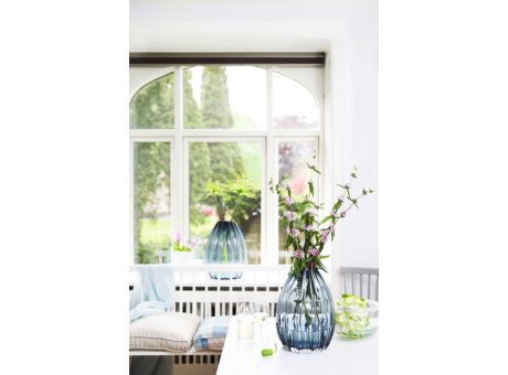 Holmegaard 2Lips Vase blau 45cm