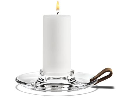 Holmegaard Design with Light Blockkerzenhalter klar 17cm