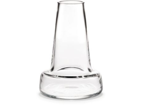 Holmegaard Flora Vase langer Hals klar 24cm