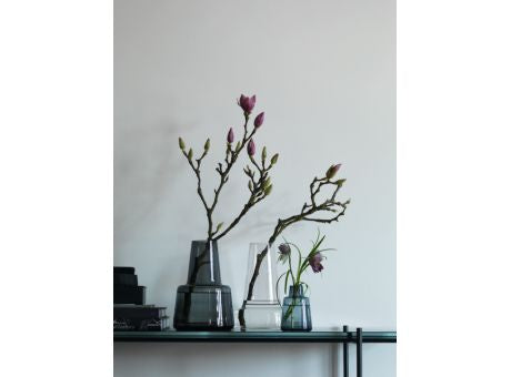 Holmegaard Flora Vase langer Hals klar 24cm