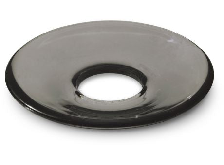Holmegaard LUMI Glasmanschetten flach smoke 8er Set