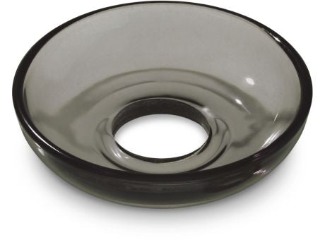 Holmegaard LUMI Glasmanschetten schalenförmig smoke 8er Set