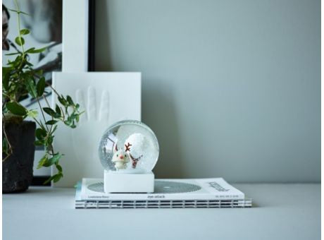 Hoptimist Rudolf Snow Globe