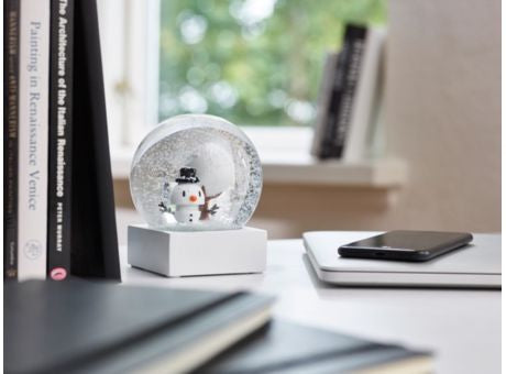 Hoptimist Santa Snow Globe