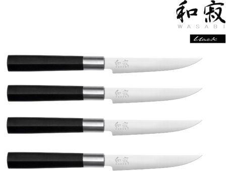 KAI WASABI BLACK Wasabi Black 4er Set Steakmesser