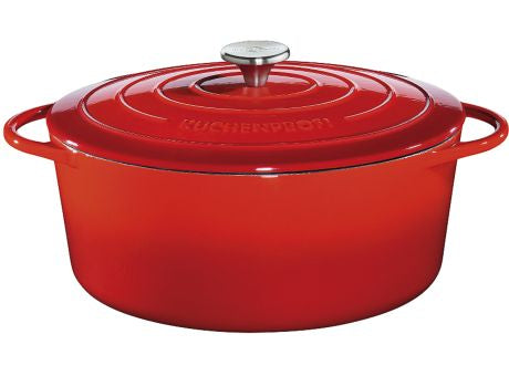Küchenprofi Bratentopf oval 40cm rot