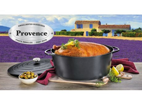 Küchenprofi Bratentopf oval 40cm schwarz