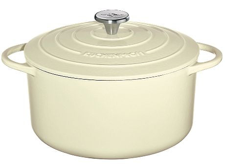 Küchenprofi Bratentopf rund 22cm creme