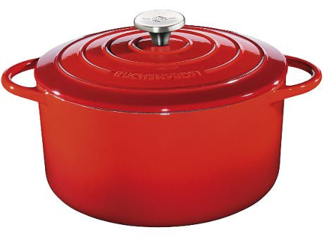 Küchenprofi Bratentopf rund 28cm rot