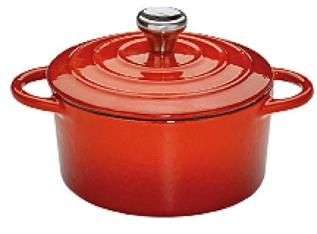 Küchenprofi Mini-Cocotte rund 10cm rot